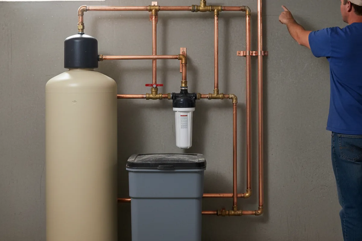 Whole-house water treatment system installed in Frisco